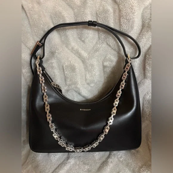 Givenchy Black moon cut out shoulder bag - Picture 1 of 7